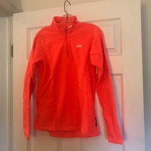 Helly Hansen bright coral fleece jacket, NWT.